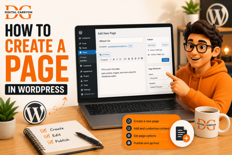 How to Create a Page in WordPress