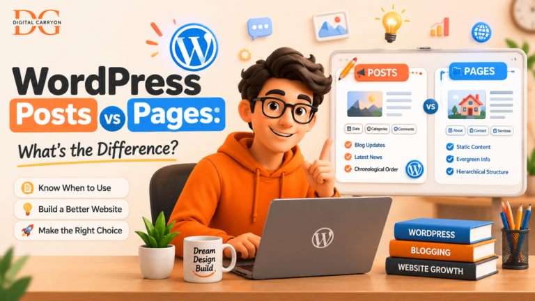 wordpress posts vs pages