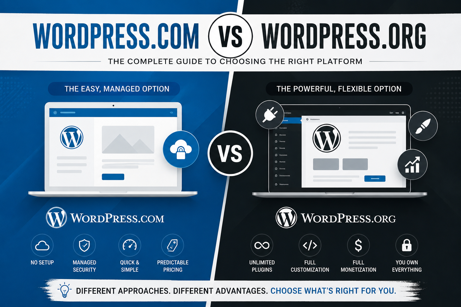 WordPress.com vs WordPress.org